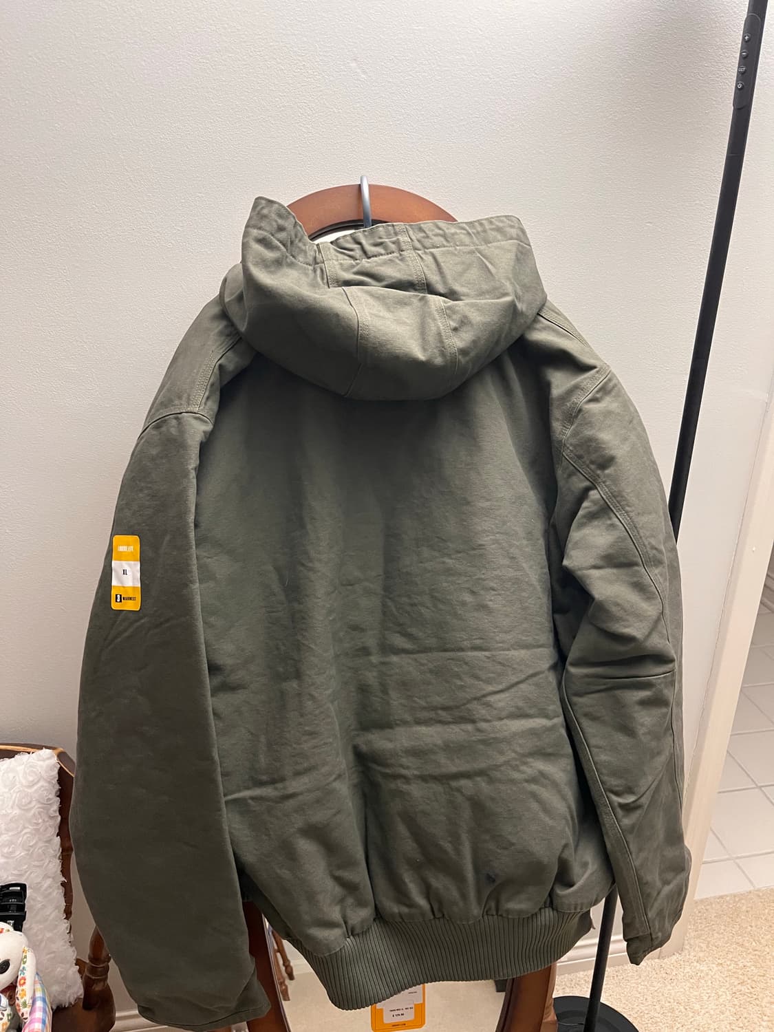 [새상품/택포함] 칼하트 J130 워시드 덕 액티브 자켓 모스 XL 상품이미지6