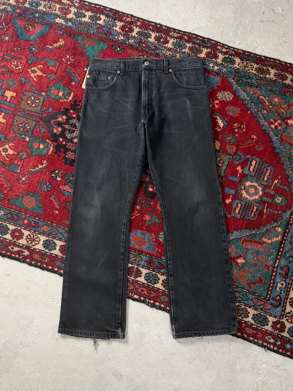 00's 빈티지 리바이스 517 블랙 부츠컷 리바이스 플레어진 상품이미지1