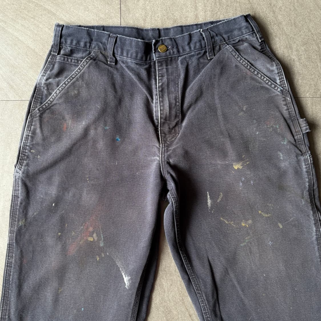 칼하트 정품 오리지널 미드나잇 싱글니 카펜터 팬츠 상품이미지7