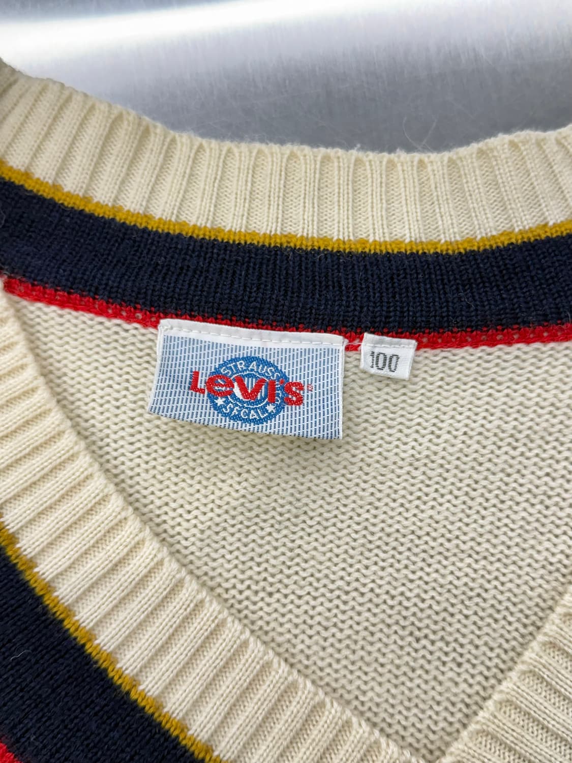 리바이스 80s 크리켓 아이보리 클래식 니트 스웨터 상품이미지7