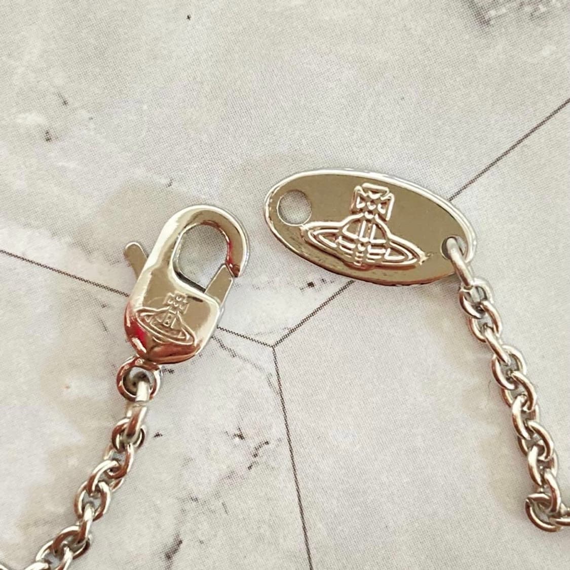 비비안웨스트우드 아카이브 크리스탈 큐빅 3d orb 팬던트 목걸이 상품이미지7