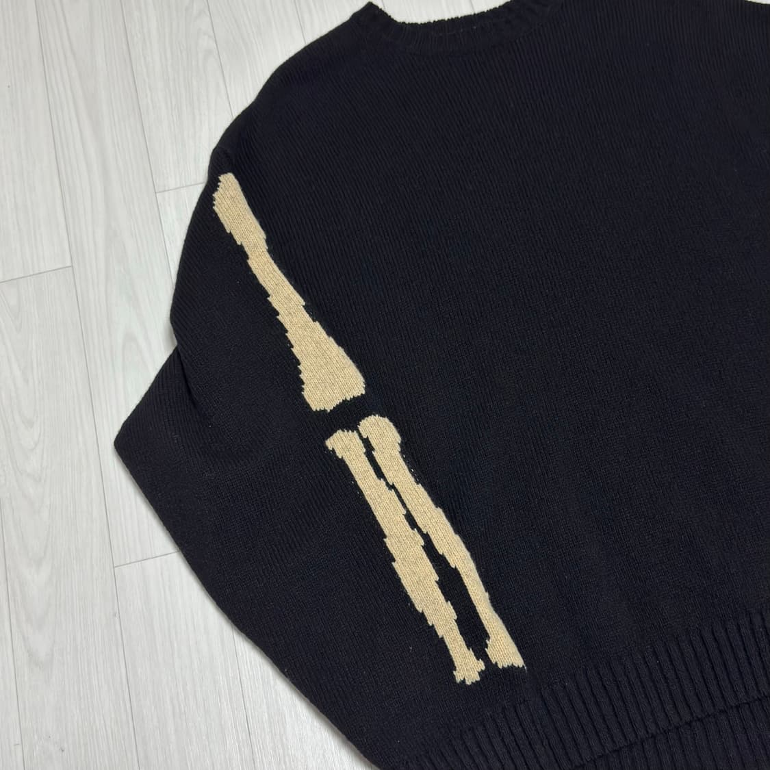 캐피탈 KAPITAL 본 크루넥 니트 5G 울 3사이즈 상품이미지5