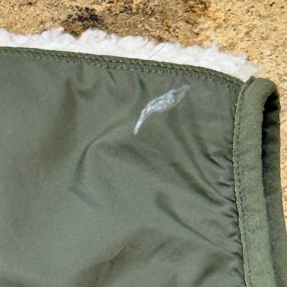 칼하트 양털 화이트 카키 후리스 조끼  상품이미지8