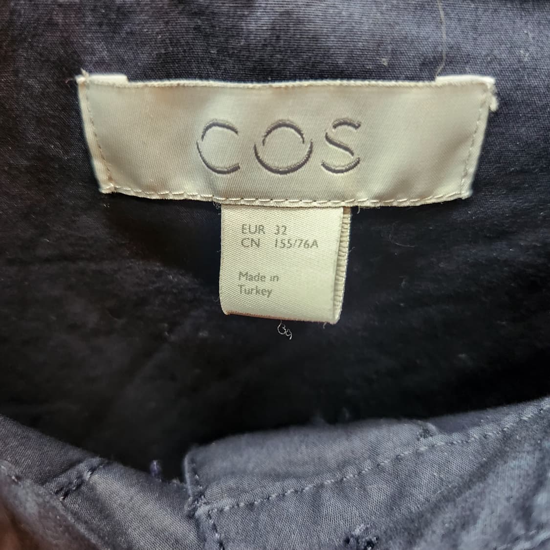 COS 코스 네이비 빅포켓 셔츠형 원피스 32(S~M) 상품이미지5