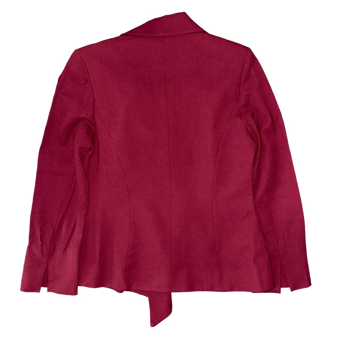 Burgundy Red Draping Jacket 상품이미지4