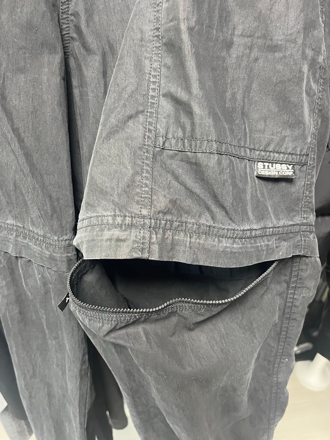 스투시 NYCO 컨버터블 팬츠 블랙 34사이즈 상품이미지8