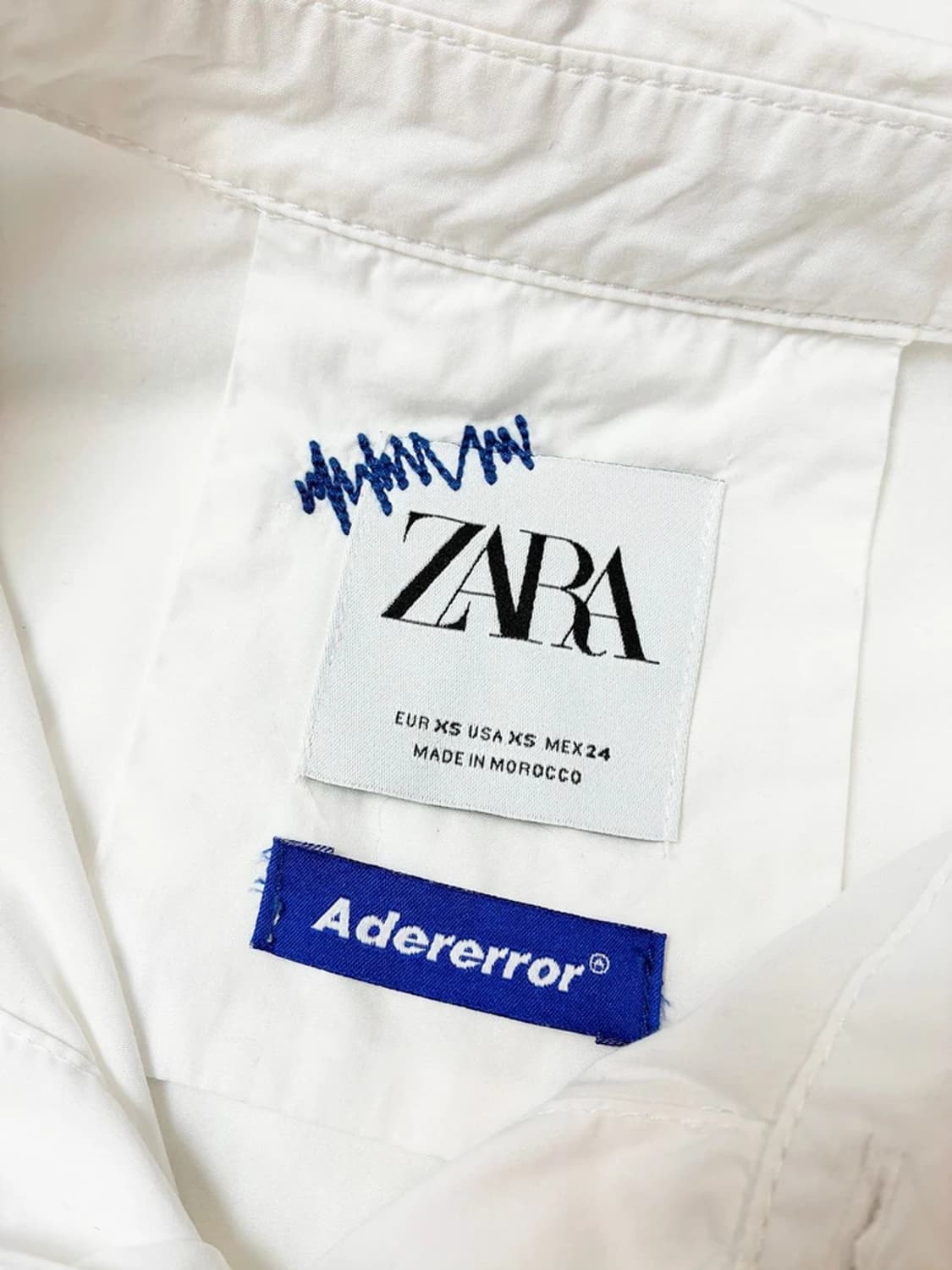 아더에러 x 자라 오버사이즈 화이트 셔츠 PN5296 상품이미지7