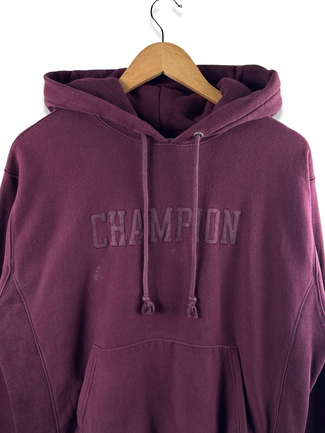 챔피온 버건디 리버스위브 후드스웻셔츠 2326 상품이미지2