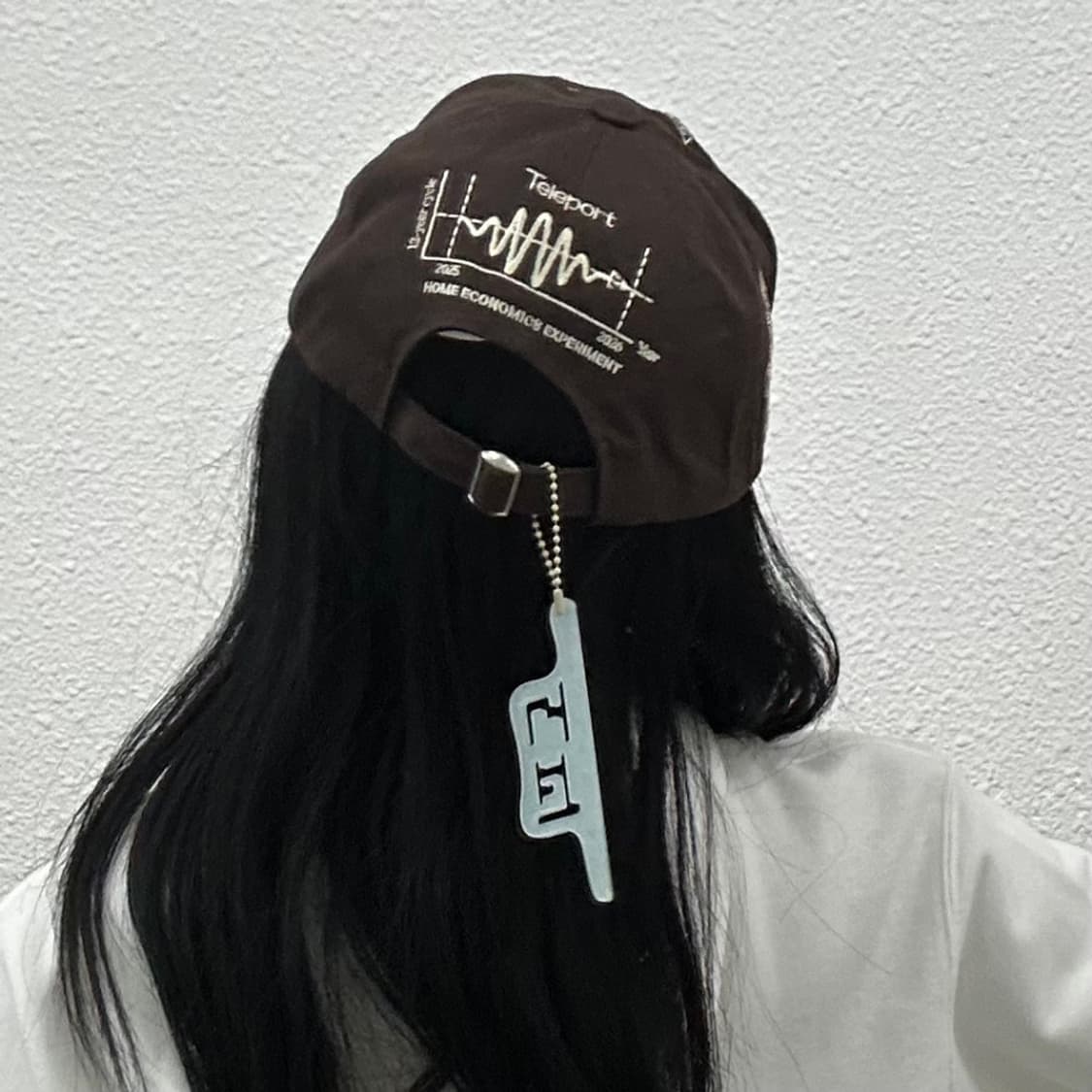 텔레포트 자수로고 브라운 볼캡 상품이미지3