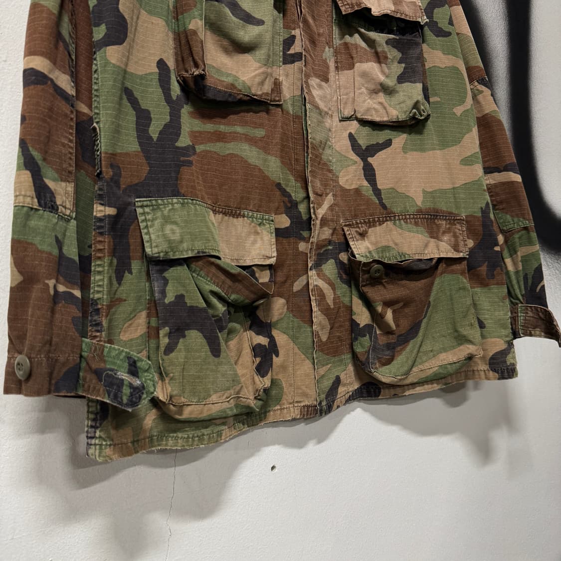 USA 밀리터리 군납 우드랜드 카모 BDU 멀티포켓 자켓 상품이미지4