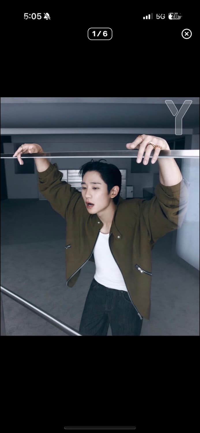 렉토 24SS 카소토 비스코스 볼링 점퍼 카키 브라운 M  상품이미지1