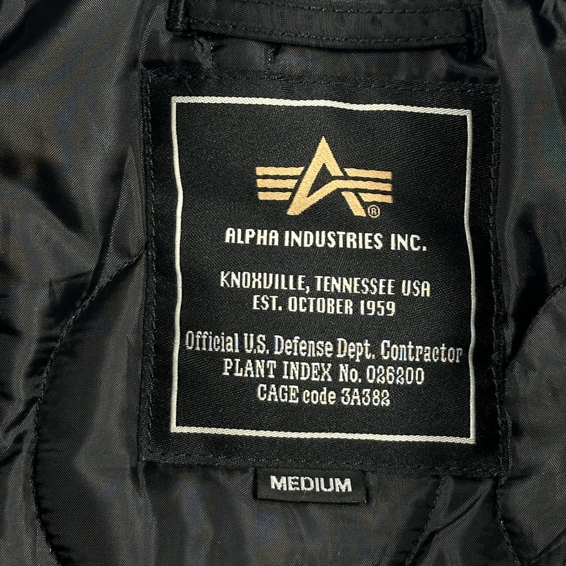 (하자존재) 알파인더스트리 재팬 MA-1 항공점퍼 블랙 M 상품이미지7