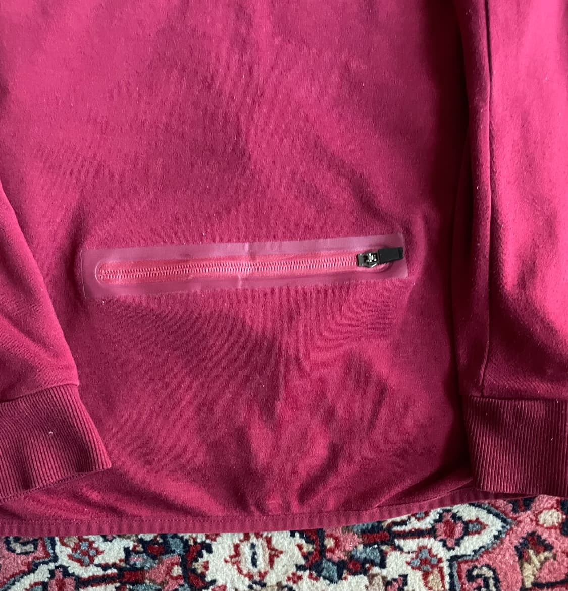 폴로 랄프로렌 버건디 후드 집업 상품이미지5