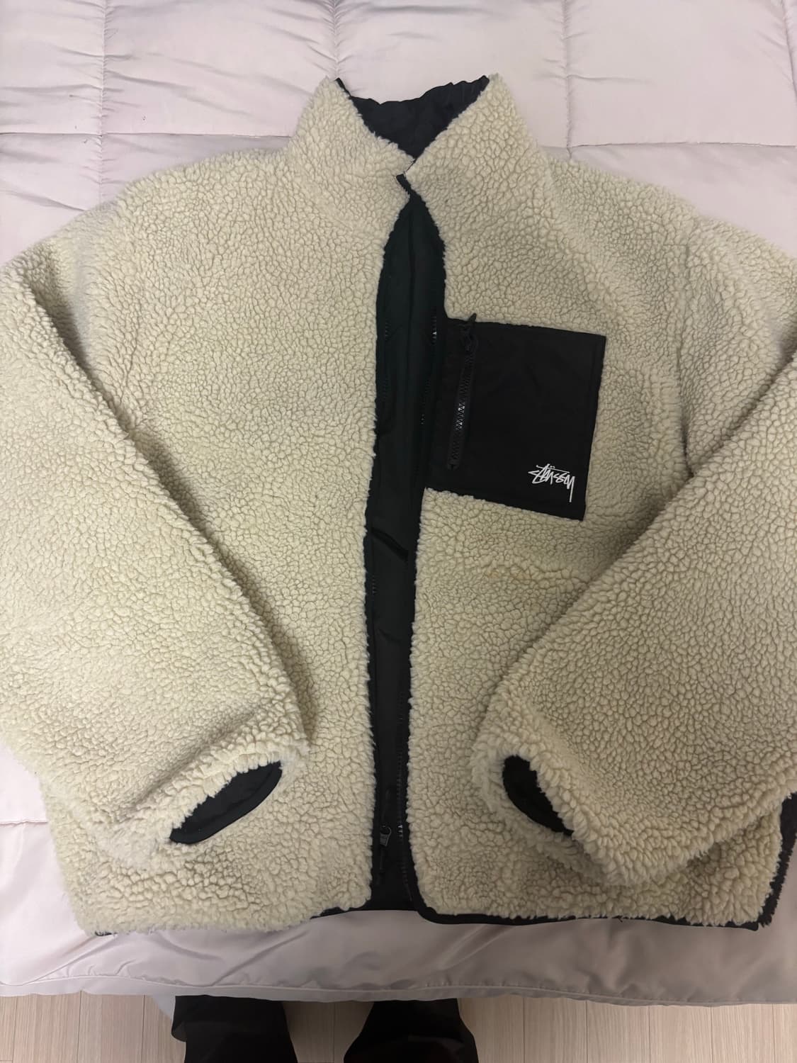 스투시 8볼 셰르파 후리스 판매합니다 상품이미지2