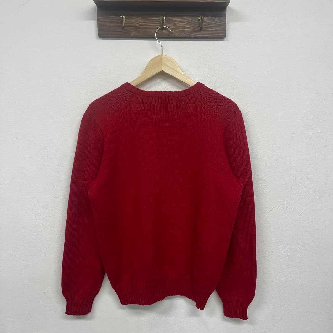 폴로 랄프로렌 신형 라벨 코튼 크루넥 니트(M) 상품이미지6