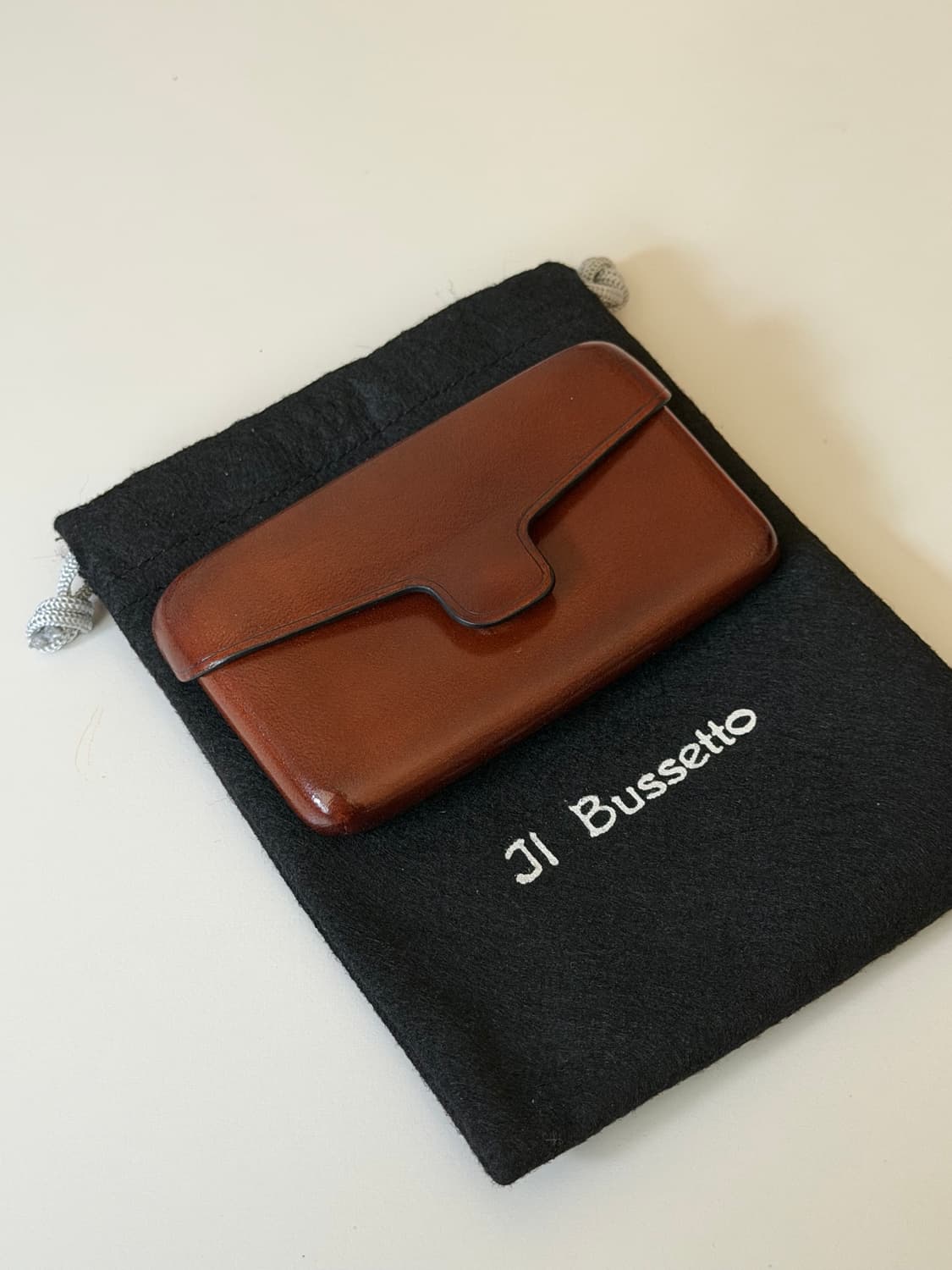 새상품) 일부세토 마그네틱 카드지갑 - 카푸치노 상품이미지1