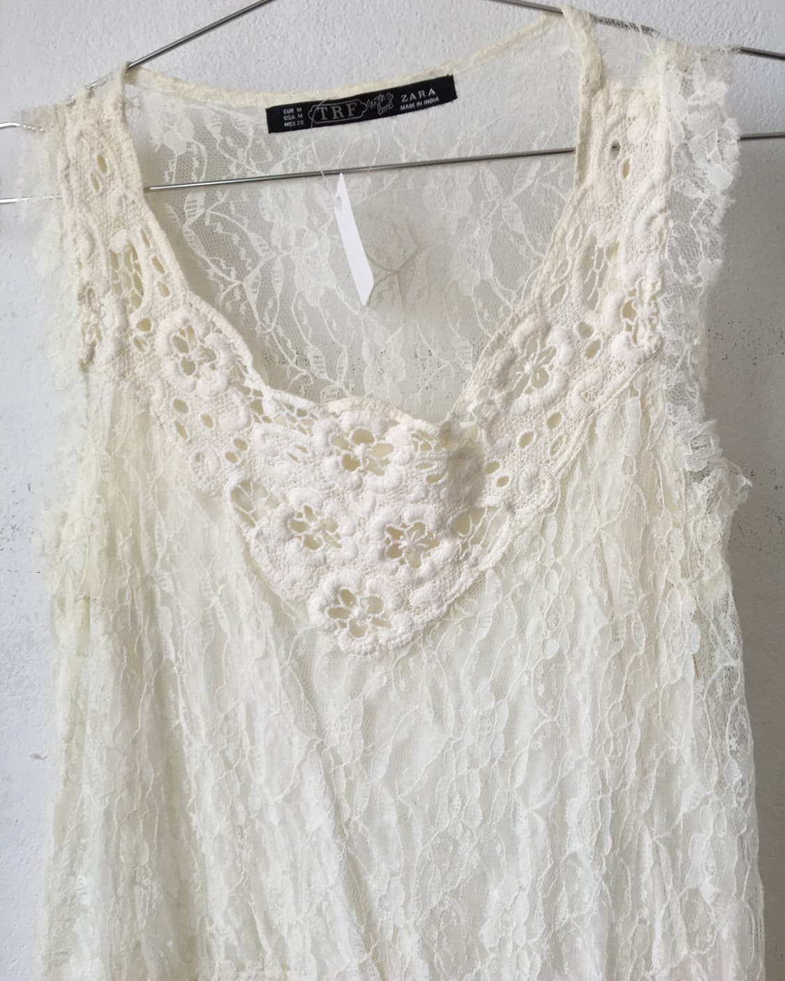 Crochet point lace sleeveless onepiece 상품이미지3