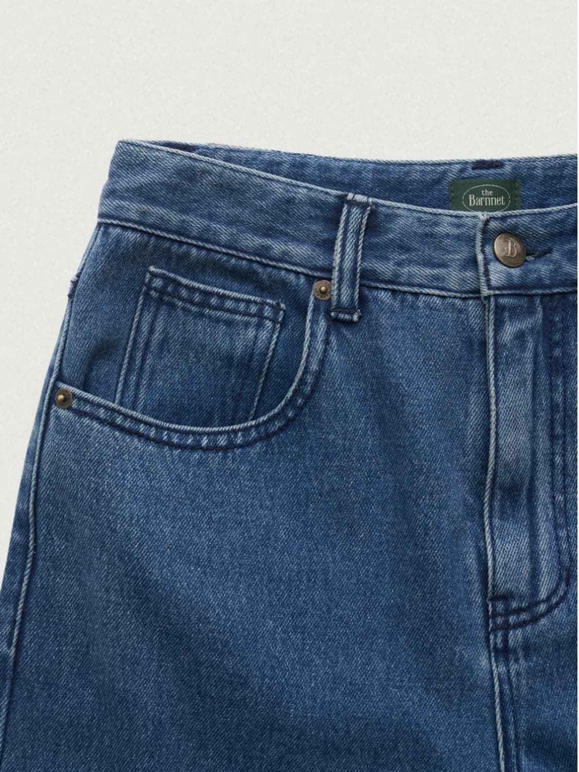 더바넷 Glacial Loose-Fit Denim Pants 상품이미지1