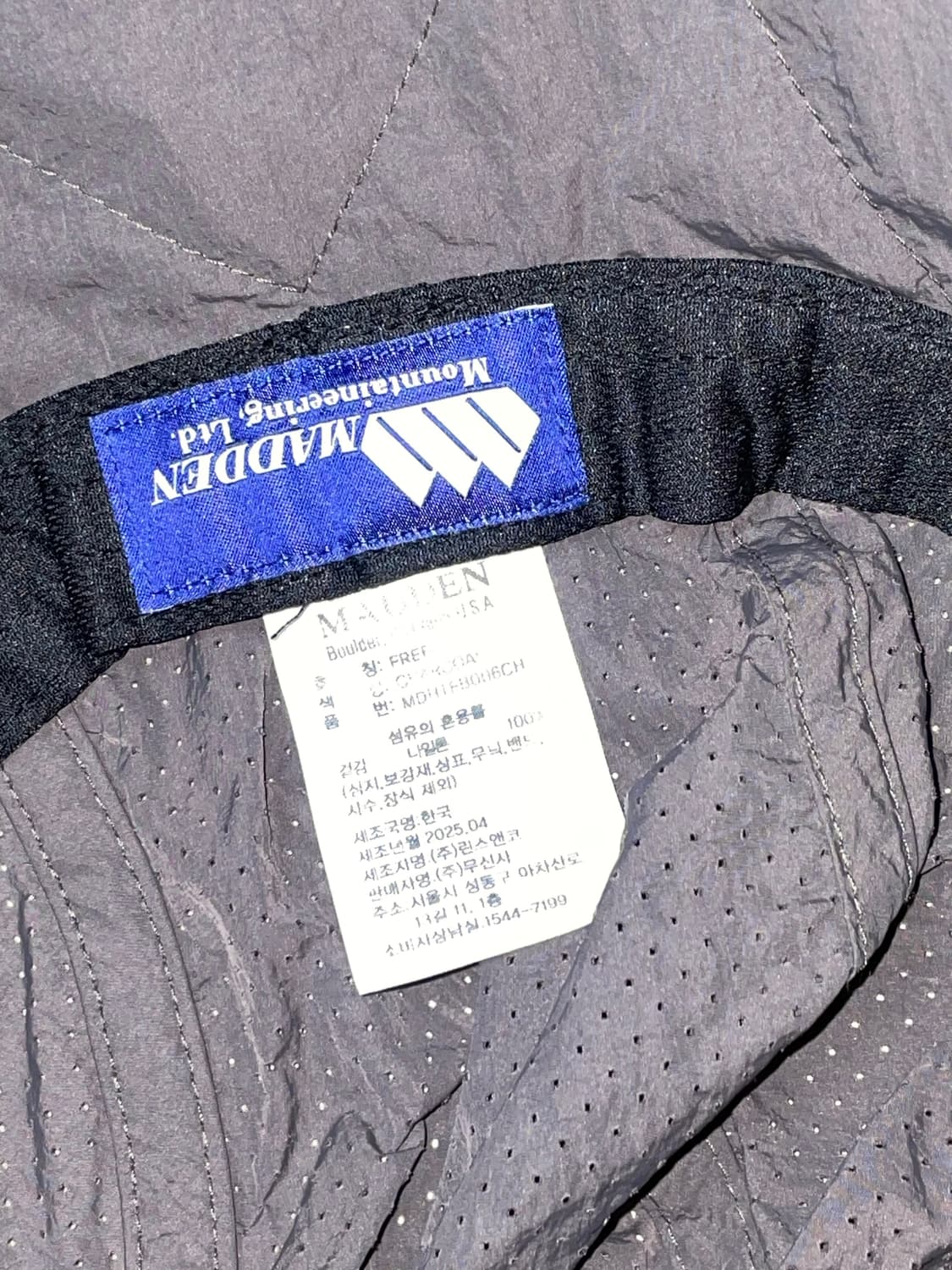 라이트 컴포트 버킷햇 차콜 상품이미지5