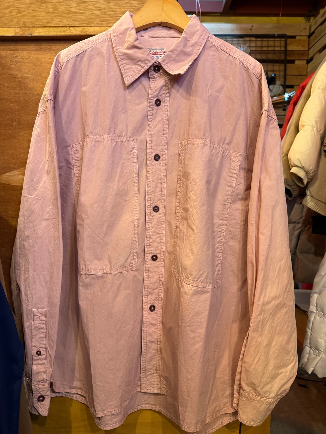 아웃스탠딩 인디핑크 셔츠 상품이미지1