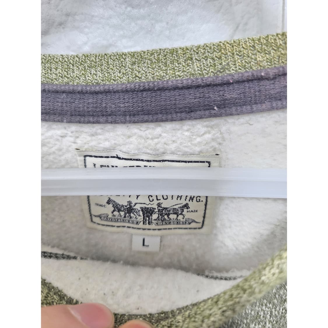 택포_ 리바이스 빈티지 니트  맨투맨 L 상품이미지2