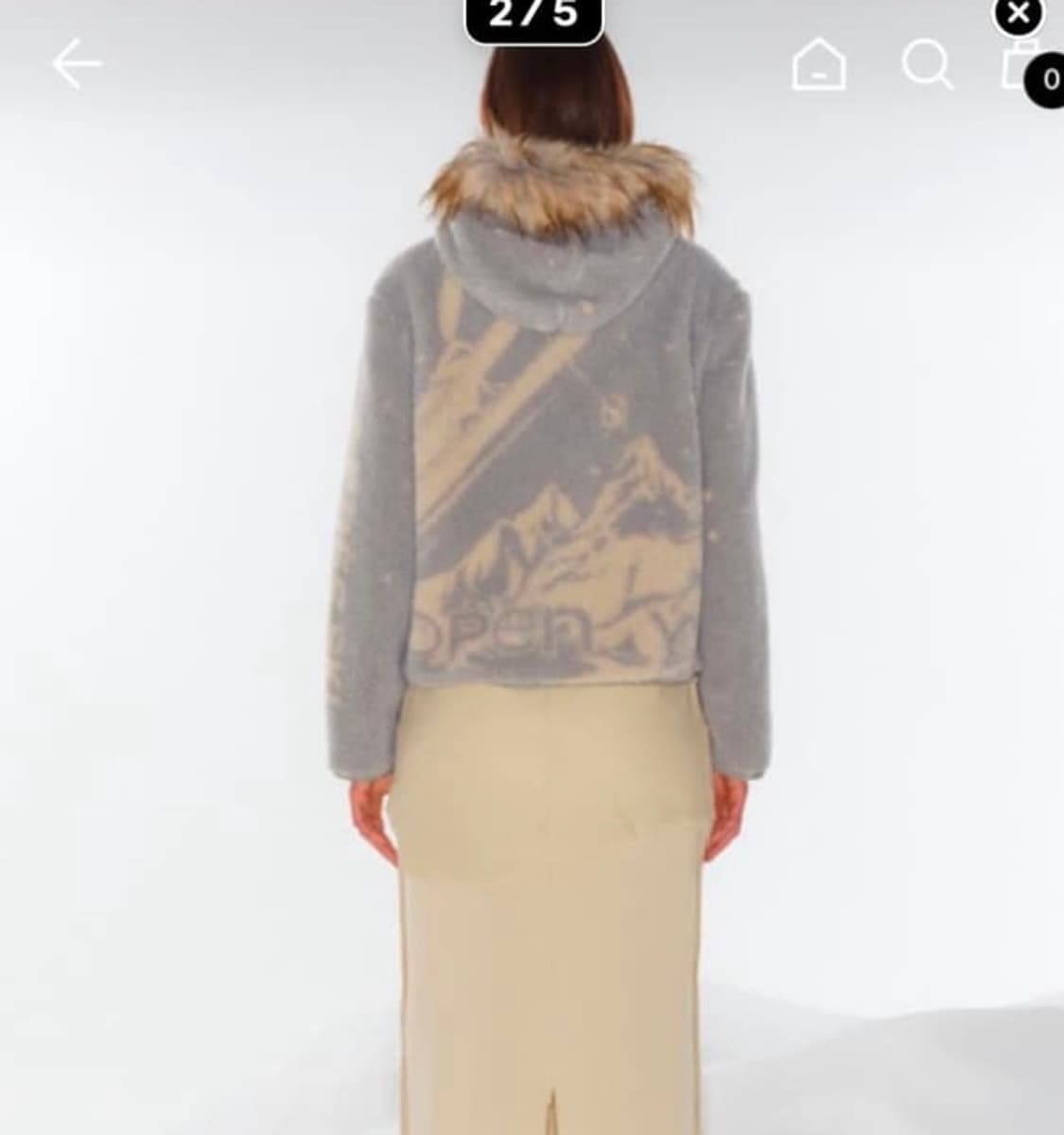 오픈와이와이 스키 플리스 후드 자켓 민트 상품이미지2