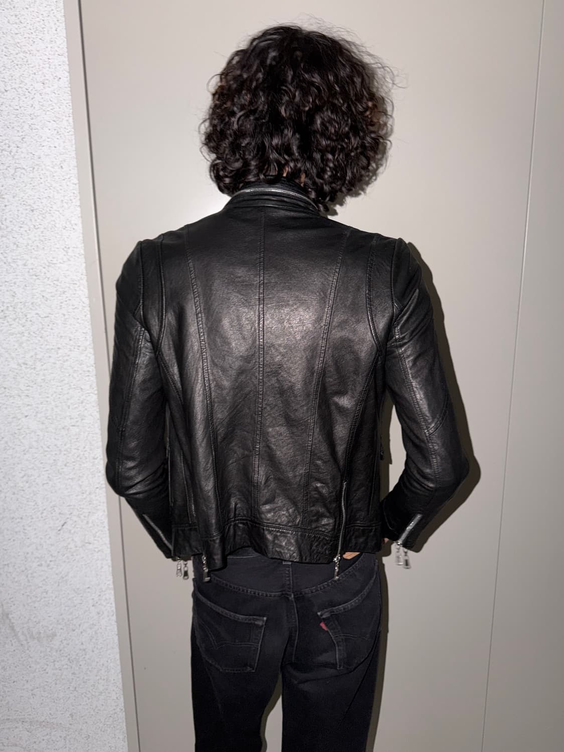 이태리 레더 자켓 상품이미지2