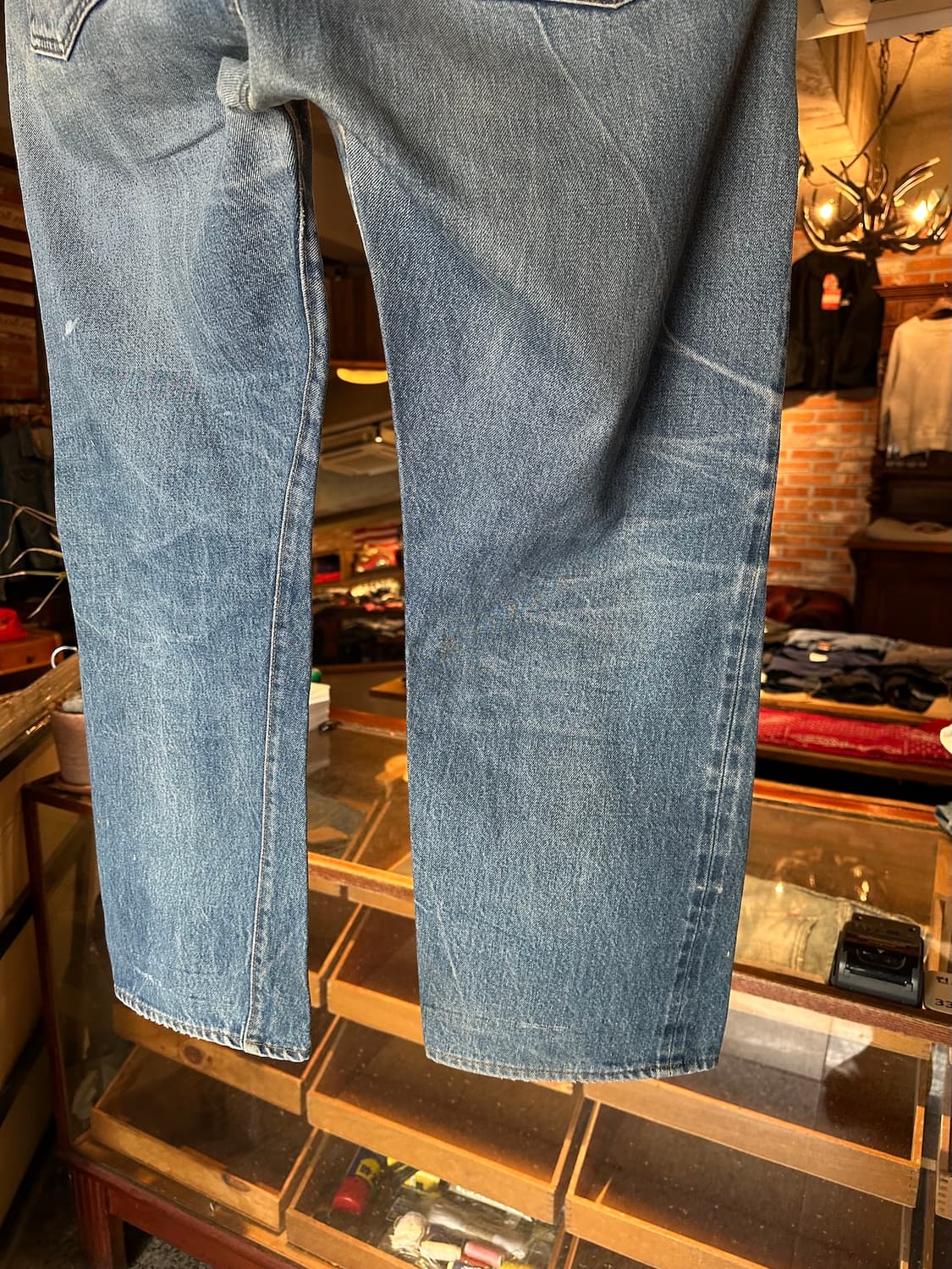 80s USA 빈티지 리바이스 501 셀비지 데님 팬츠 상품이미지7