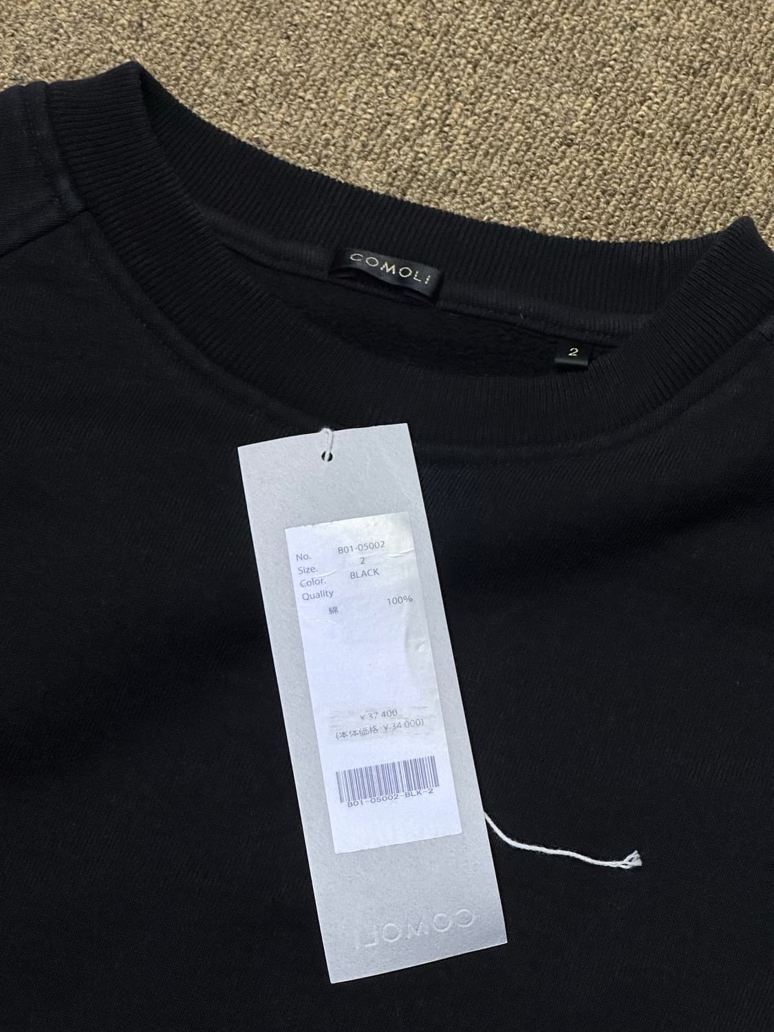 [2] comoli 25ss 코튼 안감 크루넥  상품이미지6