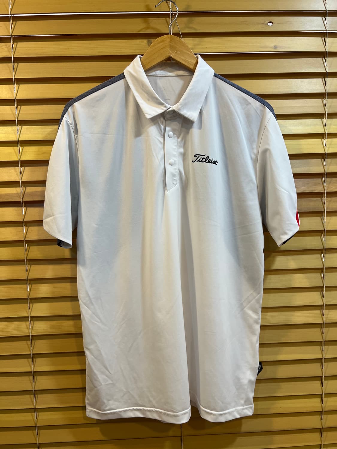 타이틀리스트 남성 아이보리 기능성반팔티셔츠 골프티셔츠 상품이미지2