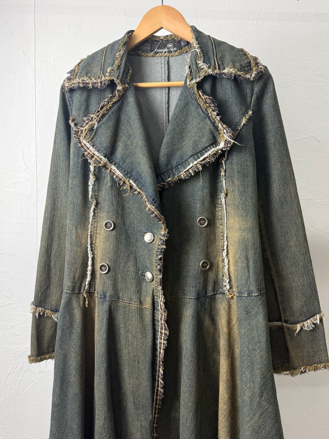 Dreamkey 컷오프 데님 코트 상품이미지3