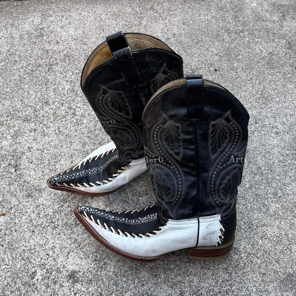 빈티지 멕시칸 웨스턴 부츠 (265) 상품이미지2