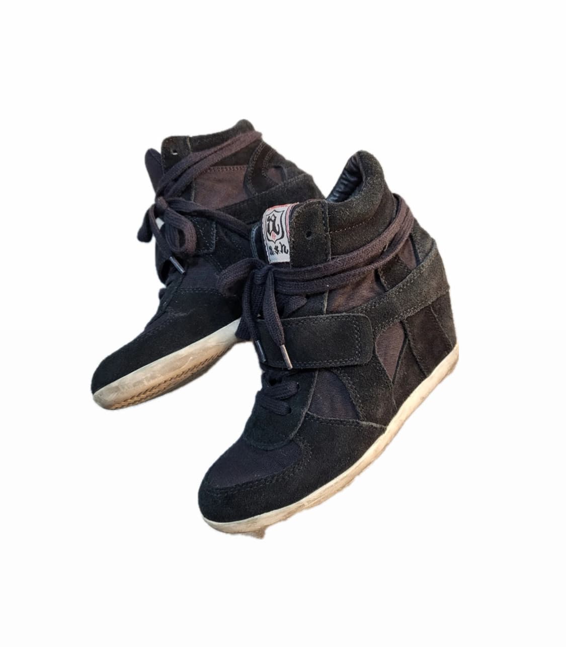 Ash 아쉬 bowie 웨지힐 스니커즈 스웨이드 37 (235-240) 상품이미지1