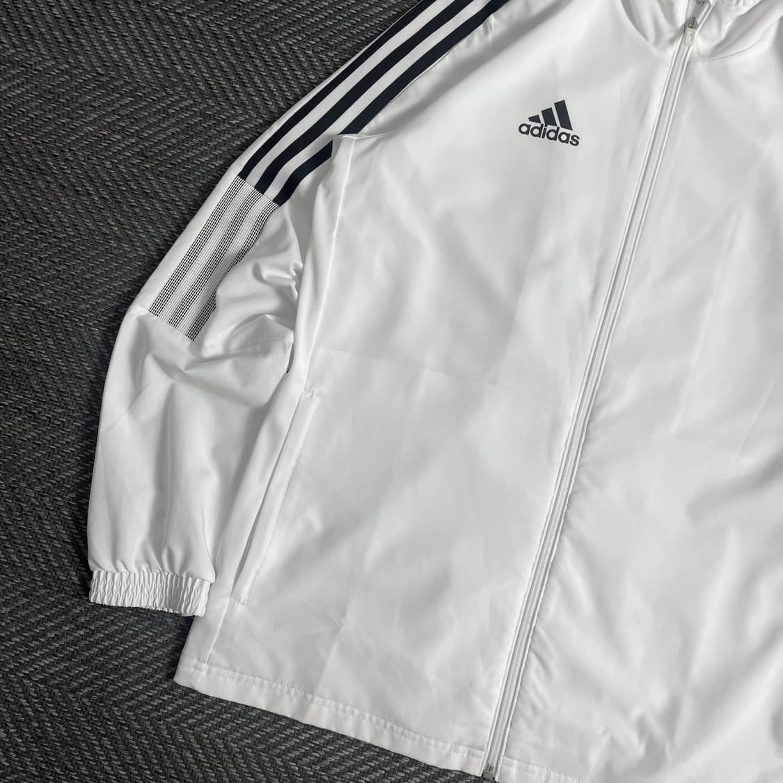 아디다스 화이트 박시핏 우븐 트랙 바람막이 자켓o 3506 상품이미지3