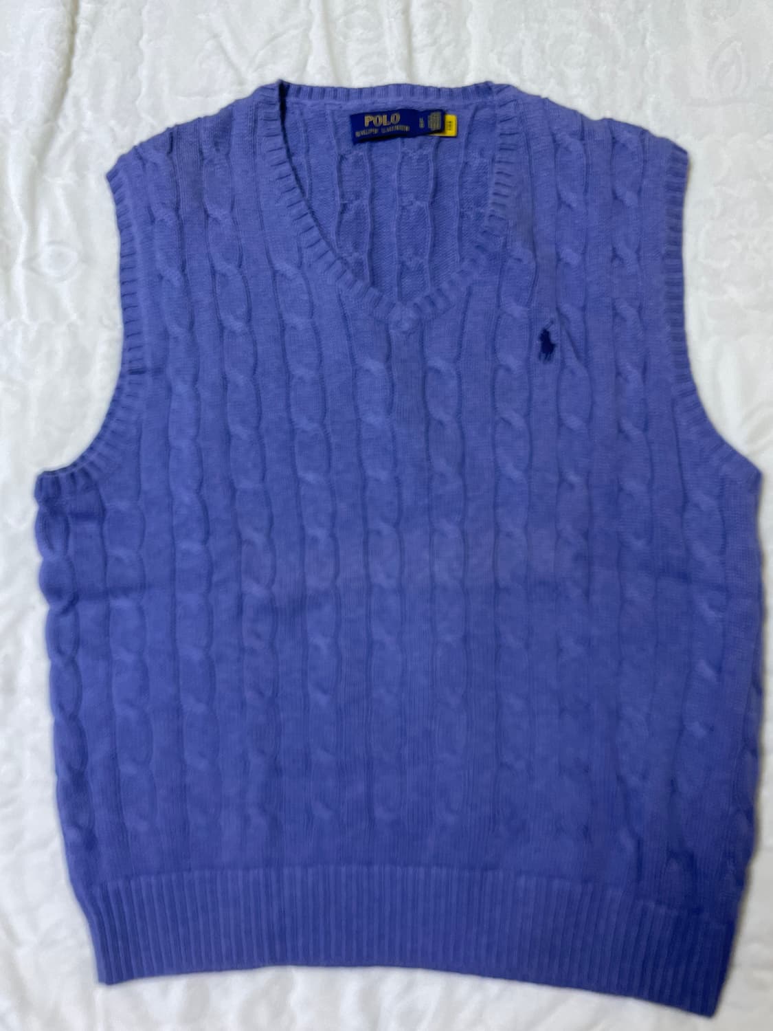 폴로 니트 조끼 상품이미지1