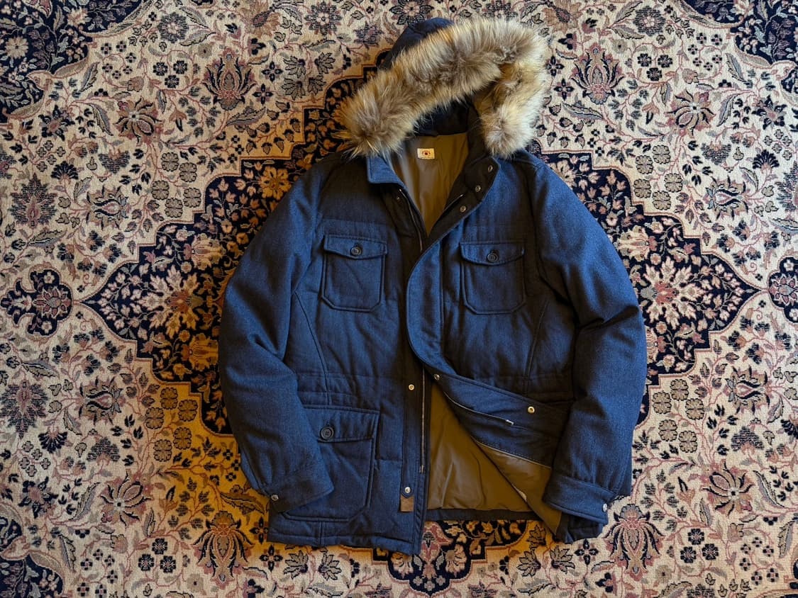 루이지 보렐리 구스다운 패딩 자켓 105 상품이미지2