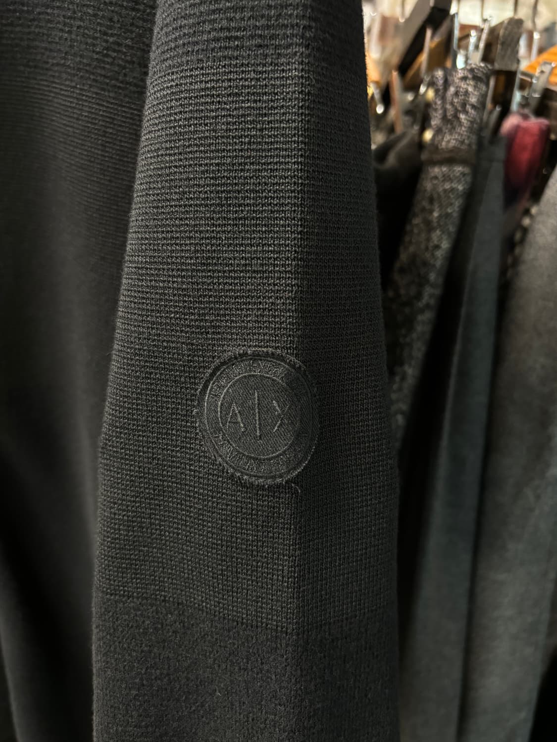 아르마니 익스체인지 히든후드 니트 후드집업 상품이미지9