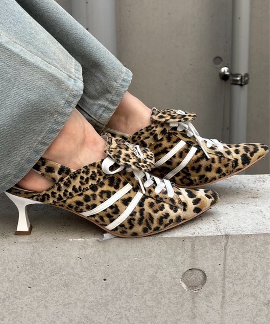 일본브랜드 레오파드 힐 상품이미지2