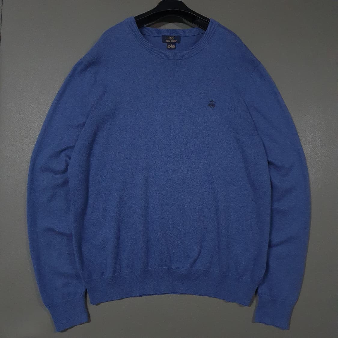 M (95) 브룩스 브라더스 코튼 캐시미어 니트 스웨터 스카이블루 상품이미지1