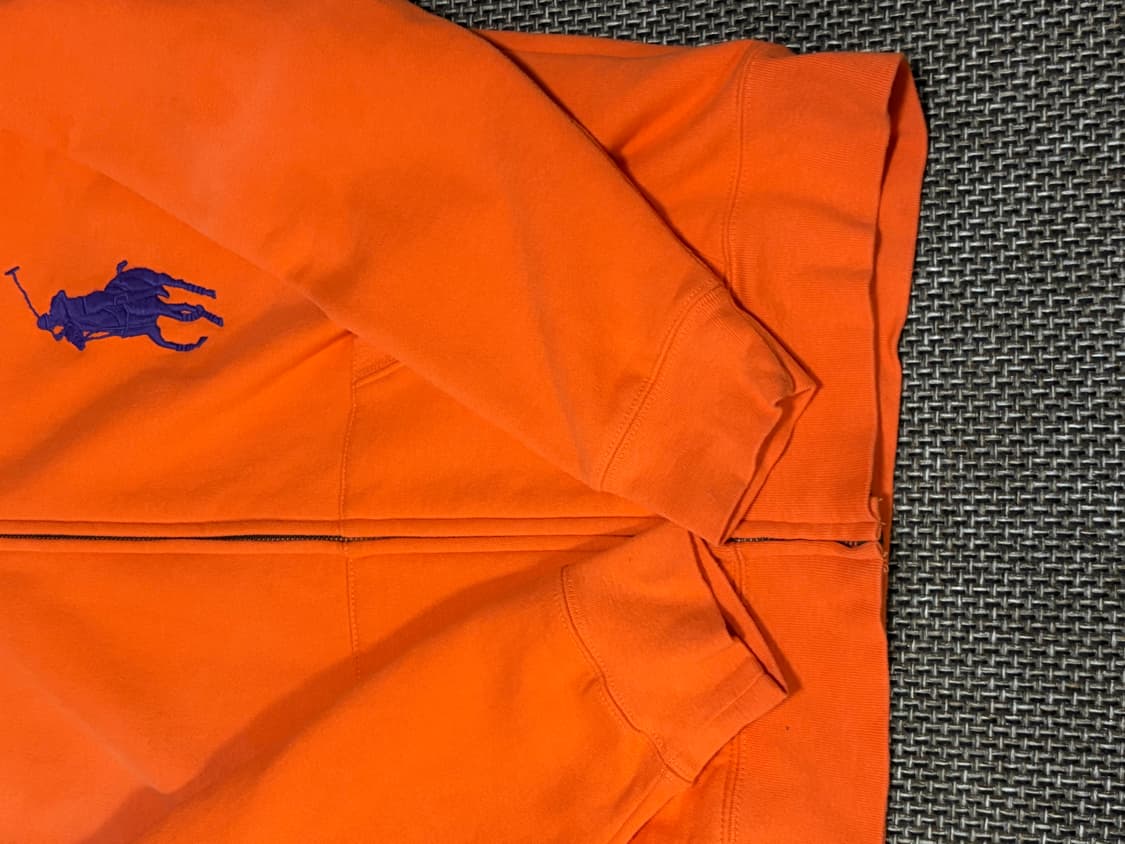 폴로 랄프로렌 오렌지 빅포니 후드집업 상품이미지4