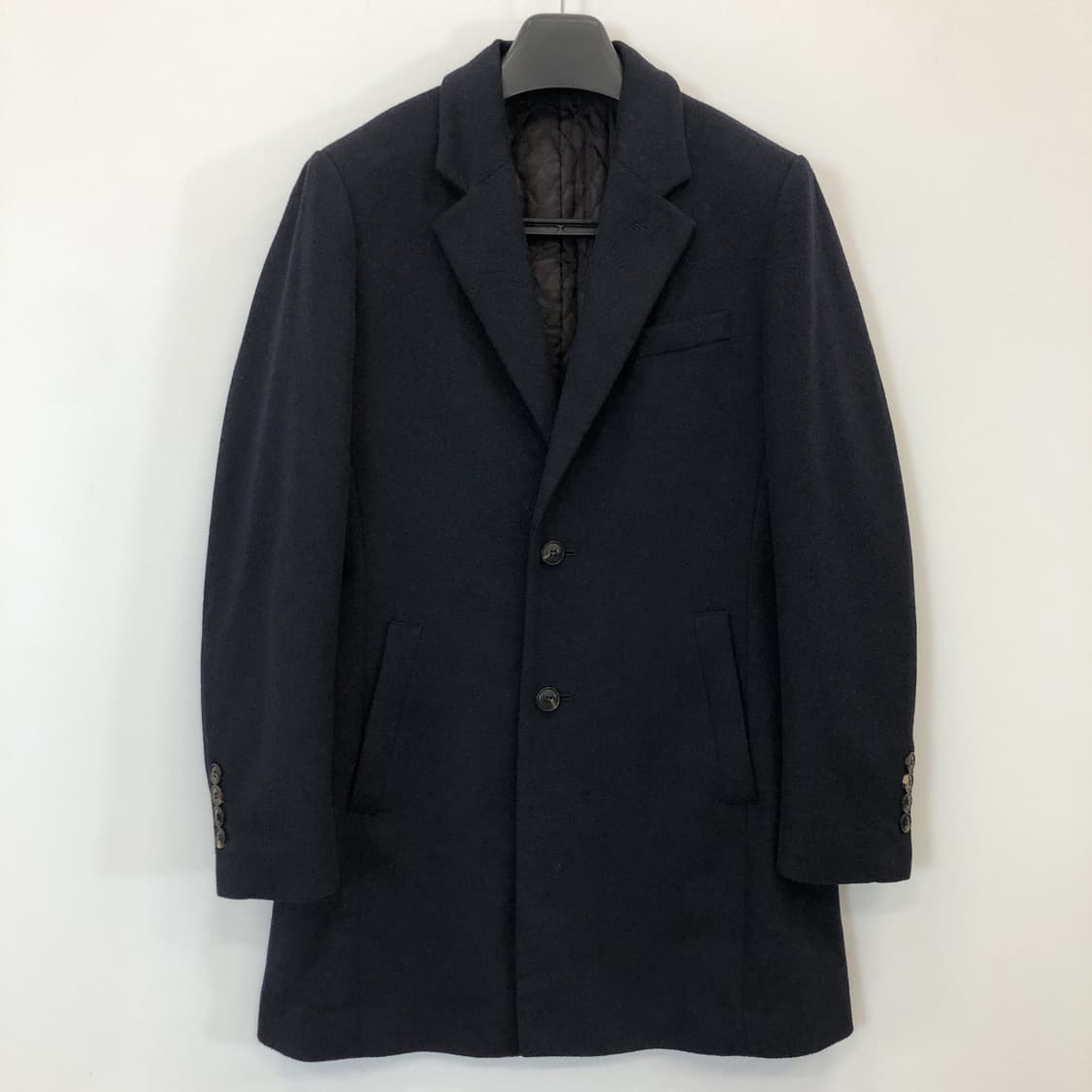 지이크 캐시미어 블렌디드 누빔코트 95-100 상품이미지1