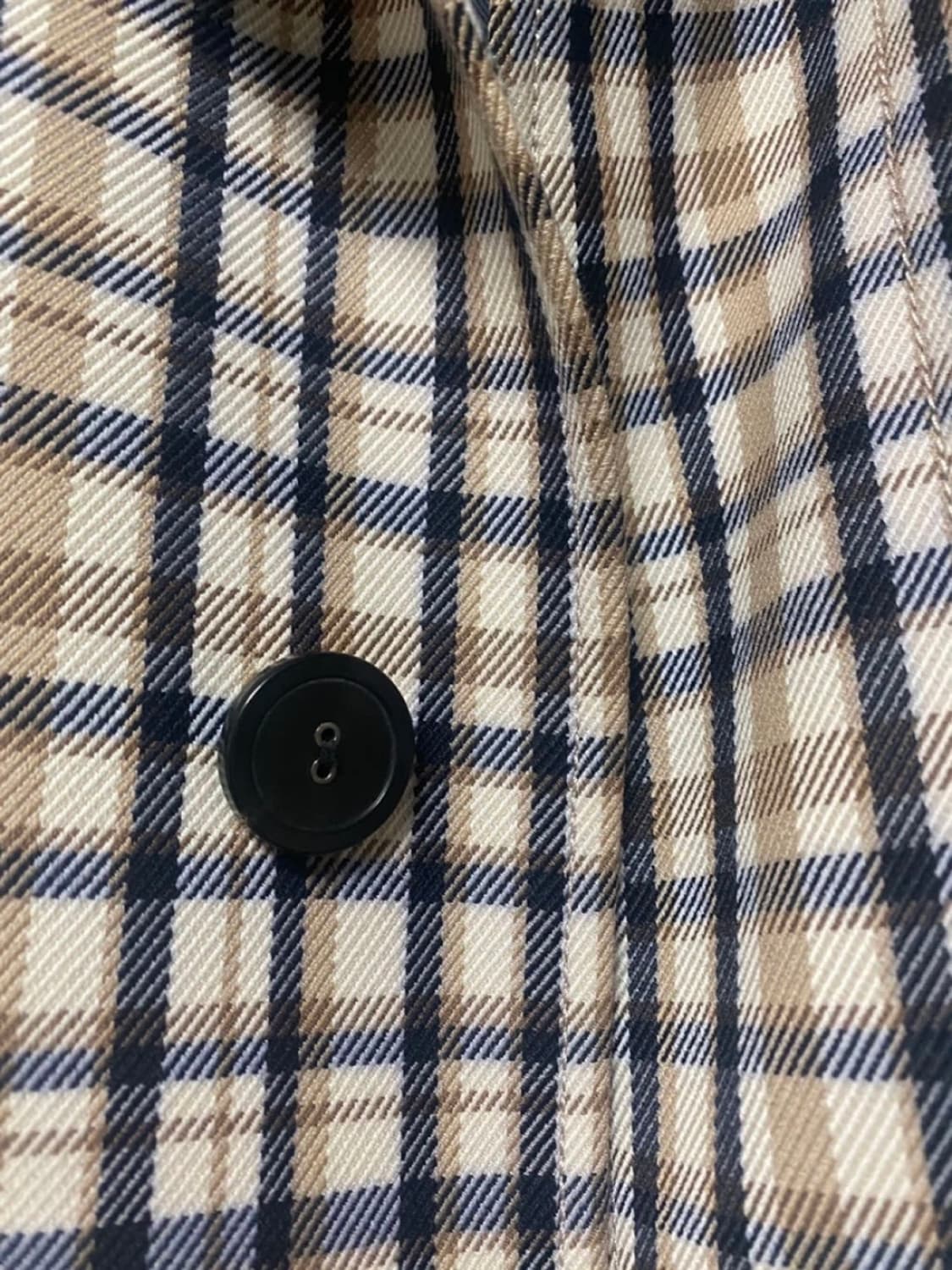 커스텀멜로우 최우식 체크 코트 상품이미지6