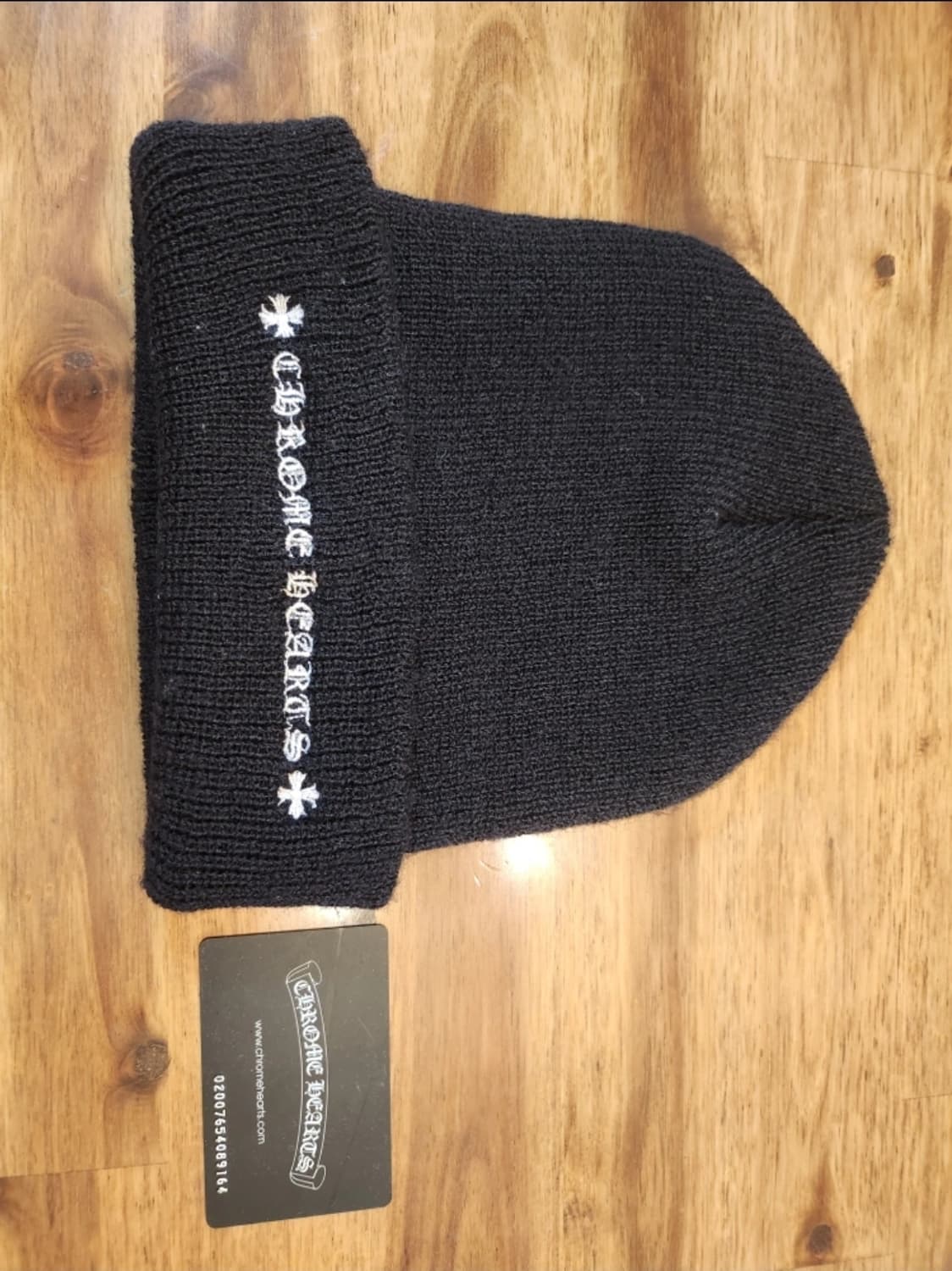 크롬하츠 블랙 울 비니 상품이미지5