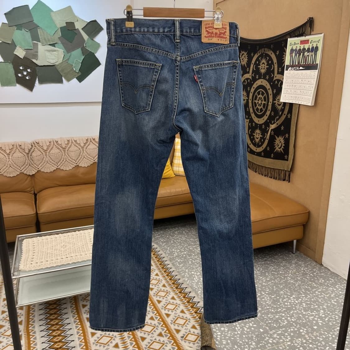 리바이스 514 빈티지 캐주얼 워싱 데님팬츠 29인치 C10968 상품이미지4