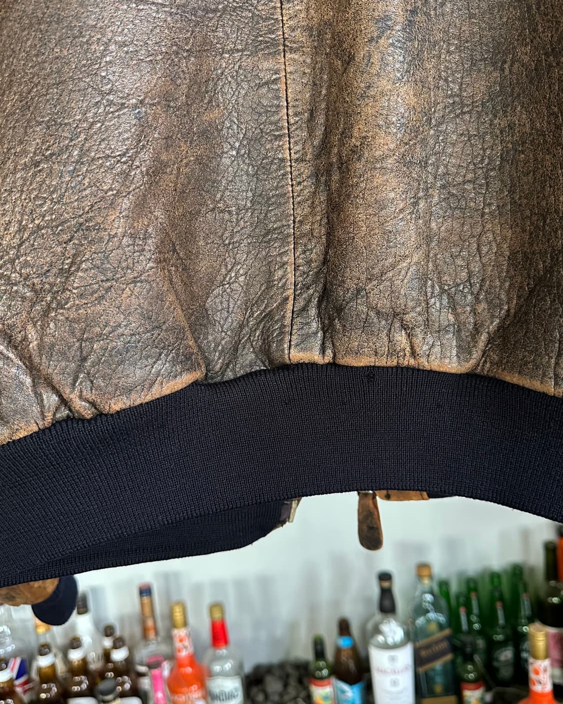 [M-L]아비렉스 Avirex A-2 플라이트 레더 자켓 상품이미지9