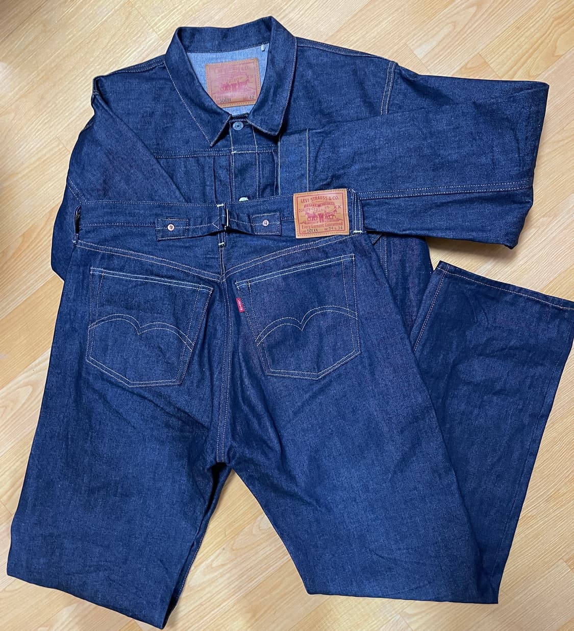 리바이스 LVC 1세대 셋업 판매합니다. 상품이미지4