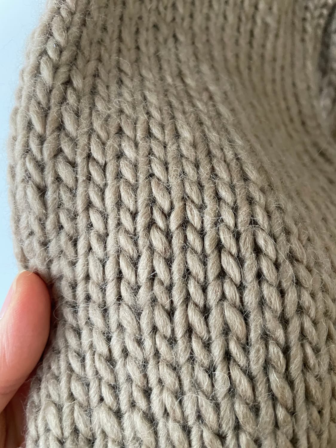 vintage brown twist neck knit 상품이미지4