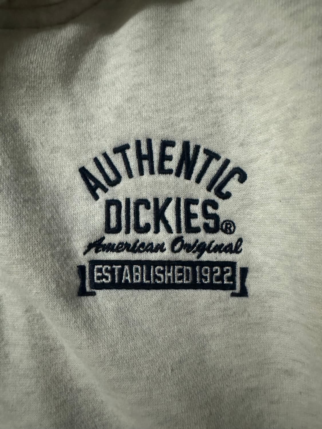 Dickies 오트밀 양털 후드집업 S 상품이미지3