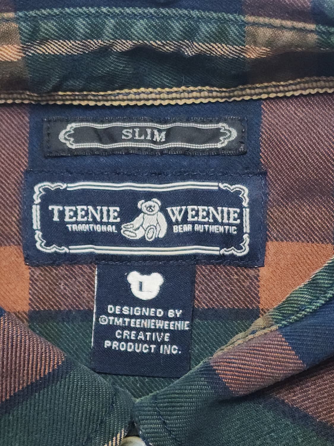 테니위니(TENIWEENI) 체크 셔츠 L사이즈 상품이미지5