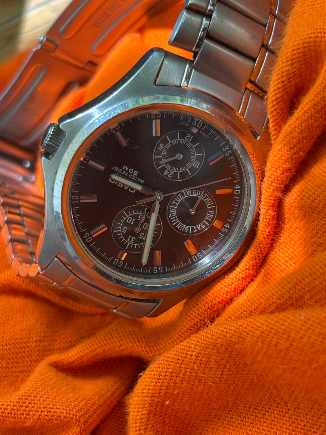 vintage casio metal watch 카시오 시계 상품이미지10